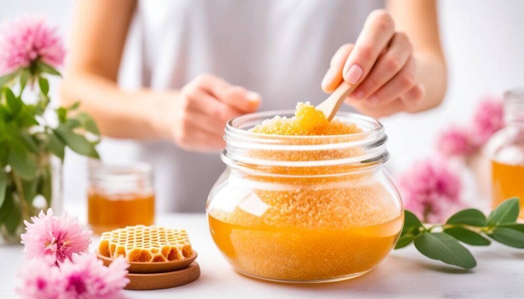 DIY Exfoliation: Sugar and Honey Scrub for Silky Smooth Skin