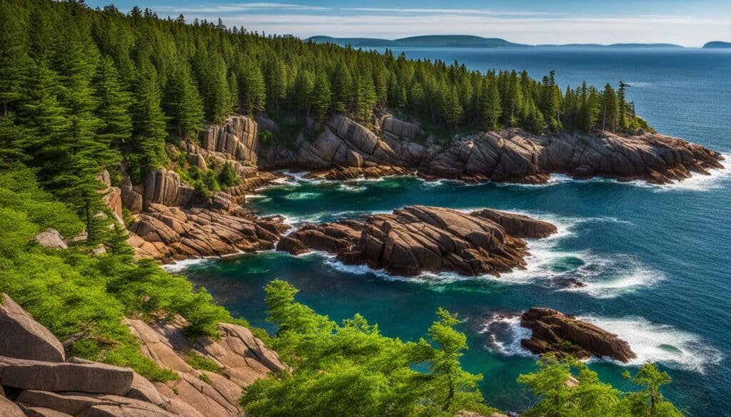 Acadia National Park coastline